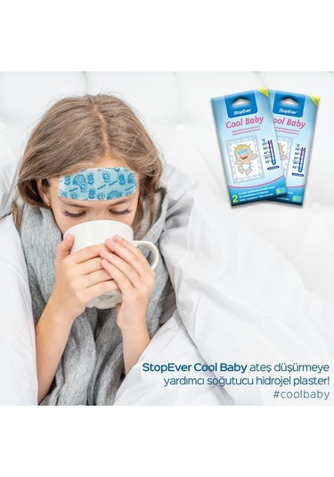 Stopever Cool Baby Ateş Düşürmeye Yardımcı Soğutucu Hidrojel Plas 6'Lı