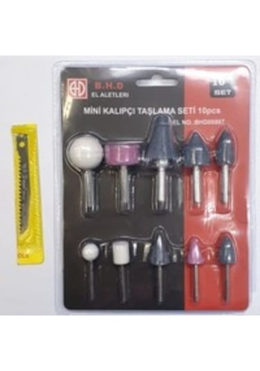 Bhd 10 Parça Mini Kalıpçı Taşlama Seti Uç Vızvız Seti