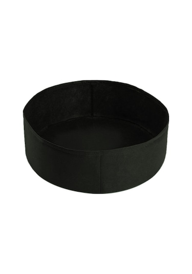 Yifomall Siyah 127x30cm Dairesel Felt Bitki Yetiştirme Çanta, Bahçe Ve Bahçıvanlık İçin Besin Depolama Torbası, Çimlenme Ve Sebze Yetiştirme Aracı