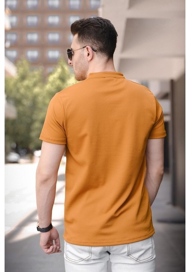 Roderick Hakim Yaka Petek Kumaş Yarım Fermuarlı Erkek Tshirt