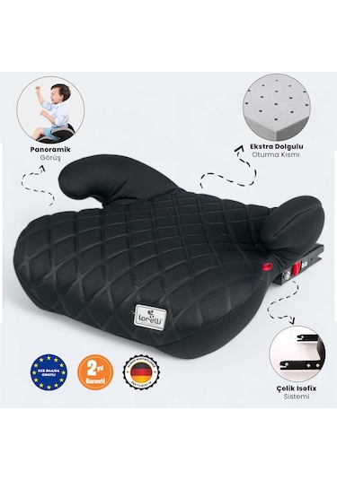 Lorelli Sirius Fix İsofix Yükseltici Black