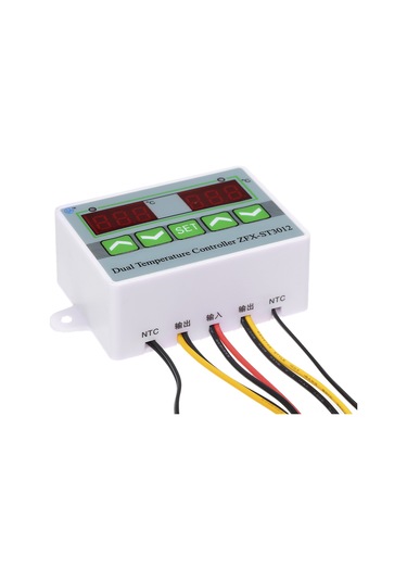 Reedark Zfx-st3012 12v Çift Ekranlı Çift Kontrollü Sıcaklık Kontrol Cihazı Soğutma-ısıtma Regülatörü