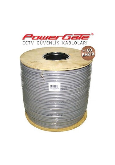 Powergate Pro 500mt, 2+1 2x0,50+0,33 %100bakır, Cctv Güvenlik Kablosu 81533471