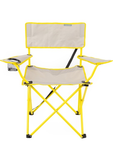 Eco Ergonomik Katlanır Kamp Sandalyesi Krem