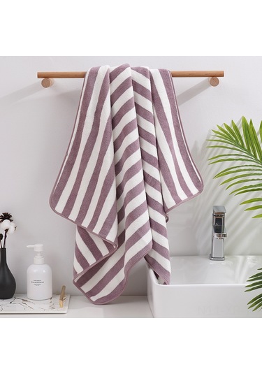 Xiyyadms Hızlı Kuruyan Mikrofiber Havlu - Banyo, Plaj Ve Seyahat İçin Yumuşak Havlu Seti Mor