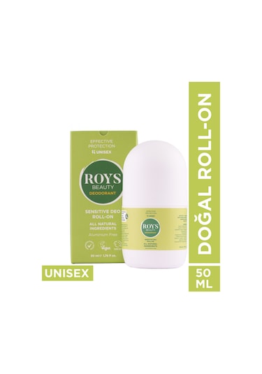 Roys Beauty Hassas Koruma Unisex Roll-On Deodorant 50 ML