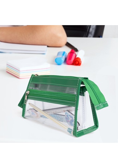 Vukı Kalem Cantası 3 Bolme Derı+pvc Yes Vk-0119-07