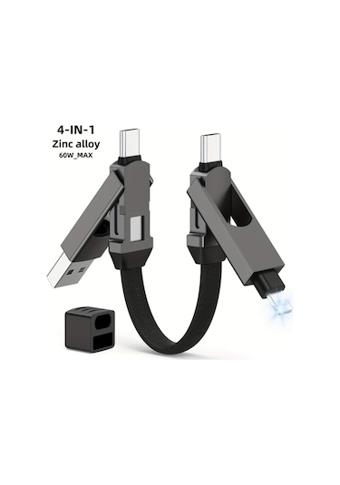 Honeybeeshop Turuncu 15 5 Cm 0 5 Ayak 6 1 İnç Süper Hızlı Şarj Usb Tip C Alüminyum Alaşımlı Veri Kablosu İphone Uyumlu Xiaomi Redrice One Plus İçin Uygun