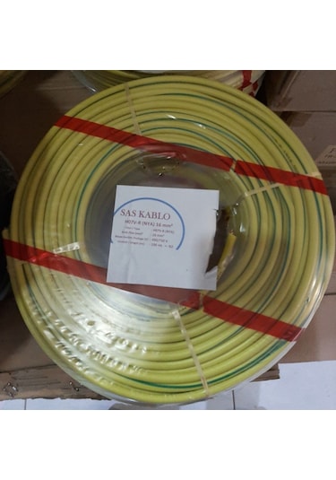 100 METRE 1x16 MM NYA ELEKTRİK KABLOSU (CCA) - SARI