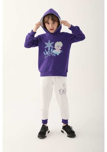 Frozen D4827-3 Çocuk  Mor Eşofman Takımı