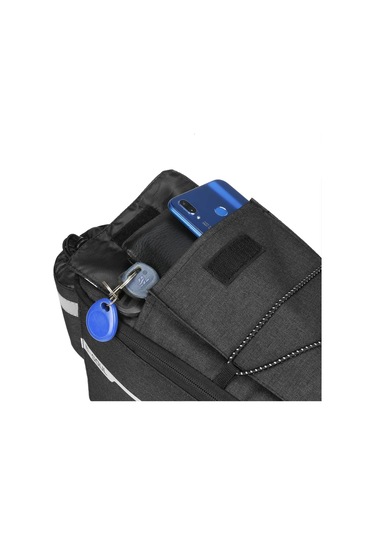 B-soul Motosiklet Bisiklet Çantası Termal Arka Bagaj Çanta Su Geçirmez Fonksiyonlu Siyah