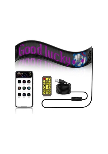 Artfulabode Rgb Panel Mobil Matrix Led Kumandalı Hareketli Ekran Dijital Dv