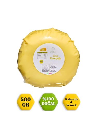Kahvaltılık Rize Yayık Köy Tereyağı 500 Gr