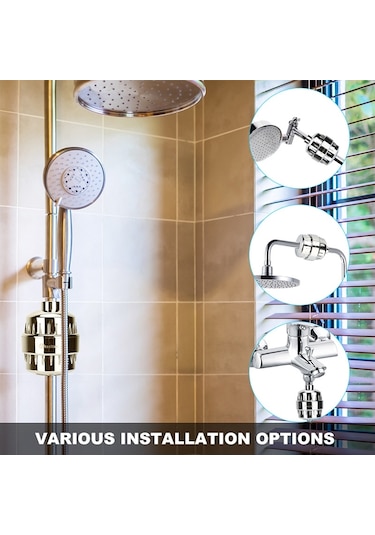 Sones Wheelton Wht-303 Ev Banyo Su Arıtma Cihazı Banyo Duş Filtresi