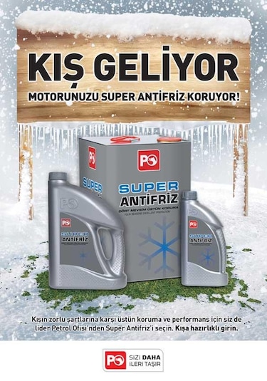 Petrol Ofisi Hazır Antifiriz -40 Teneke 16 Kg
