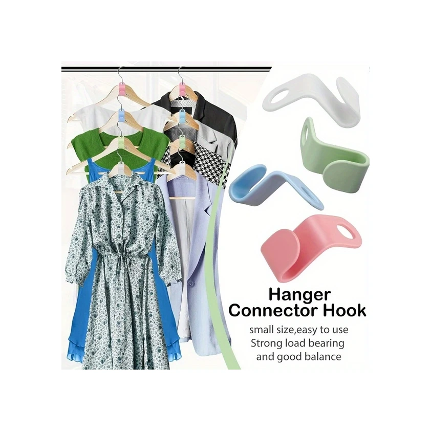 Xuweiwei 9lu Pembe Çağdaş Plastik Kademeli Askı Seti, Duvar Montajlı Tasarruflu Dolap Düzenleyici Pembe