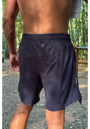 Flaw Fermuar Cepli Sportif Şort Lacivert Lacivert