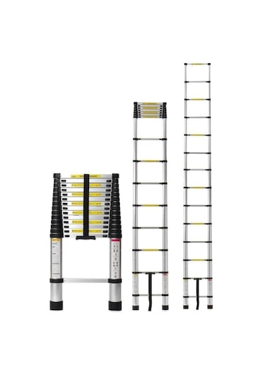 Teleskopik Merdiven 9 Basamaklı Uzayan 2.6 M