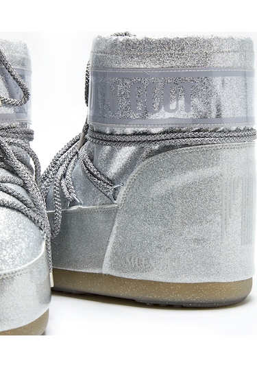 Moon Boot Icon Low Glitter Kadın Kar Botu 2monw2023020 Silver Gümüş
