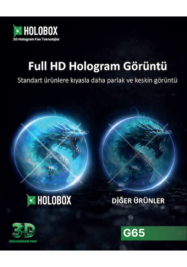 Holobox G65 65 Cm 3d Hologram Fan