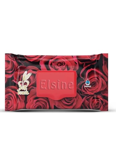 Red Rose Islak Havlu Mendil 90 Adet Kapaklı Gül Kokulu 10'lu Set