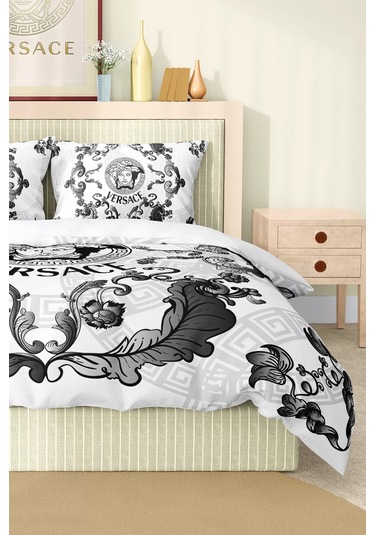 Marka Nevresim Takımı Çift Kişilik Pamuklu Saten Kumaş 6 Parça 3d Dijital Baskı Duvet Cover Set Model No:112 Renkli
