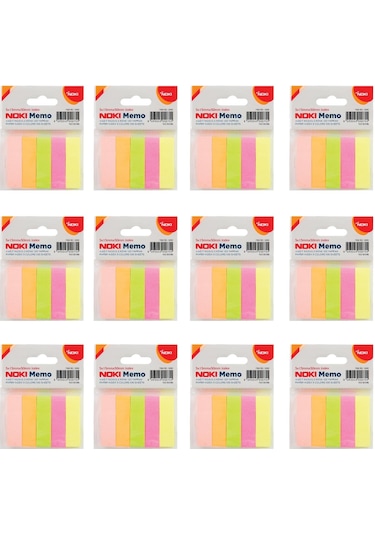 Noki Memo Kağıt Film İndeks 5 Renk 100 Yaprak 12060 12 Adet