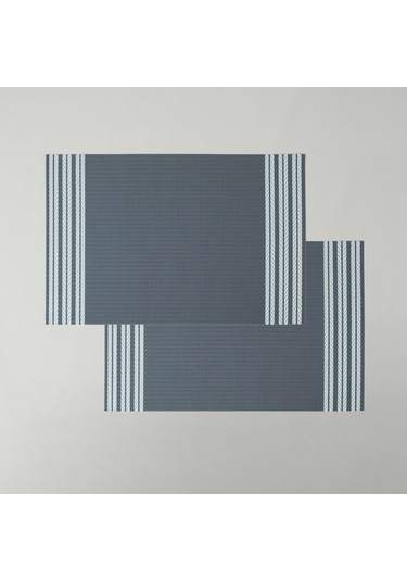 Linens Flavor 2'li 45x30 Cm Amerikan Servisi Antrasit Antrasit