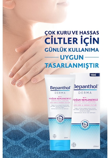 Bepanthol Derma Yoğun Nemlendirici Günlük Vücut Losyonu  200 ML