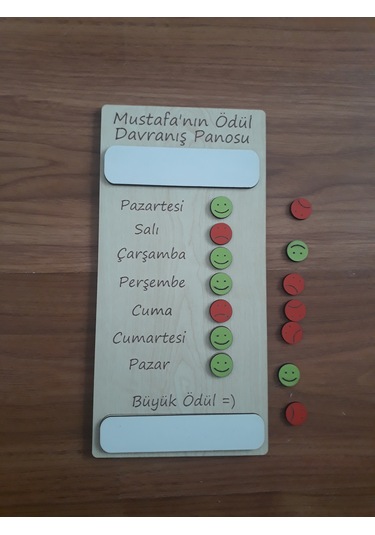 Davranış Ödül Panosu 30x15 Cm