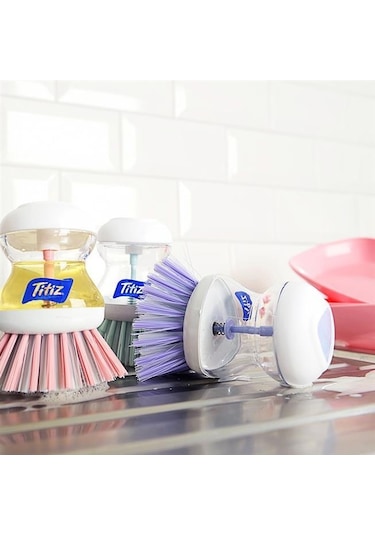 Deterjan Hazneli Bulaşık Fırçası - Titiz-9071069447380