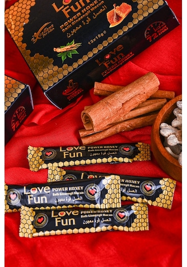 Love Fun Power Honey Ballı Gınseng Macun 15 G