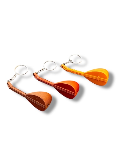 Bağlama Maskot Anahtarlık 9cm Yüksekliğinde 3 Cm Genişliğinde