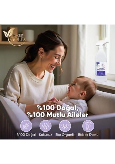 Joker Gold %100 Bitkisel Çok Amaçlı Çocuk&bebek Ürünleri Temizleyici 1 Lt