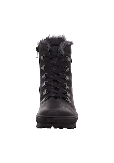 Legero 2-000530 Novara Kadın Siyah Deri Gore-tex Bot Siyah