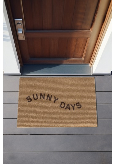 Coco Sunny Days Koko Paspas Dış Kapı Paspası Kıl Kapı Önü Paspası Naturel