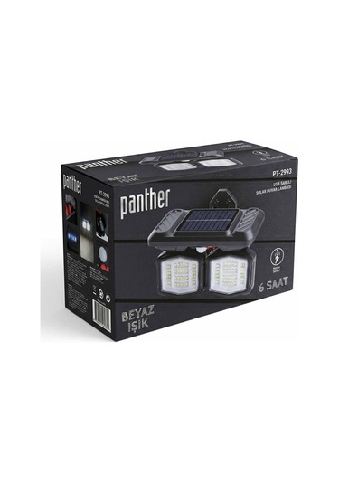 Panther Pt-2993 Solar Karanlık Ve Hareket Sensörlü Led Duvar Lambası Diğer