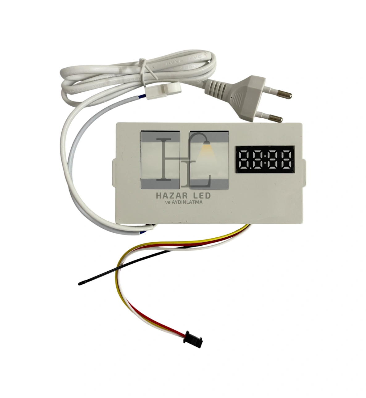 220 Volt Girişli Tunable Dokunmatik Touch Ayna Arkası Sensör Saat Termometre Buğu Önleyici Eklenebilir 12v Beyaz