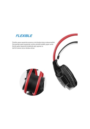 Dobe PS4/Xbox/Ps3/PS4 Pc Multi Function Oyuncu Kulaklığı