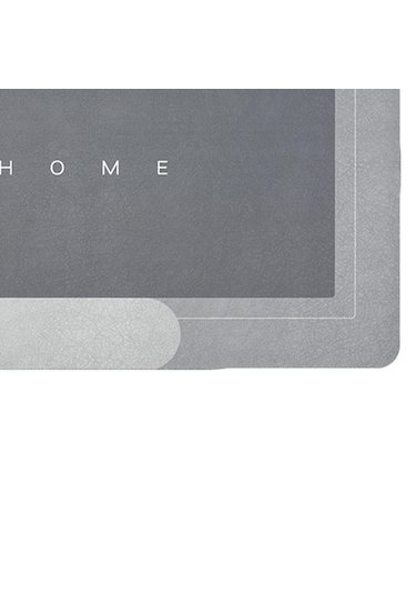 Suntek Kapı Paspası Giriş Çabuk Kuruyan Halı Zemin Gri 40x60cm Rec