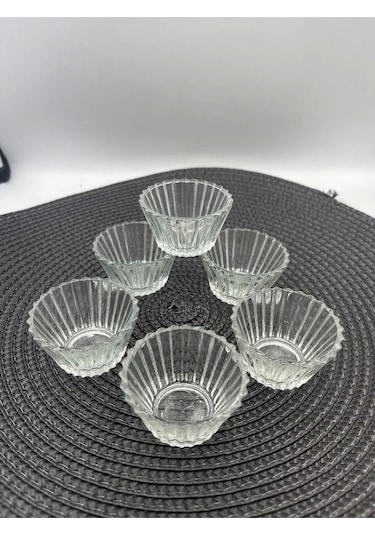 Cam Mini Sosluk, Lokumluk 6'lı Royaleks-rg-2023 Renkli