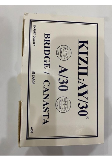 Kızılay A/30 İskambil Poker Briç Pişti Oyun Kağıdı 12 Ad