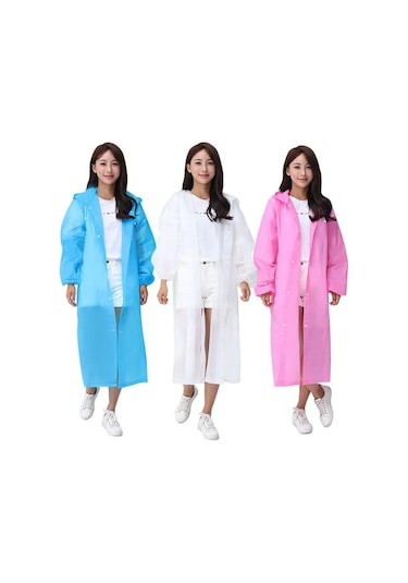 Kalın Yağmurluk Büyük Boy ID-6553 Çok Renkli