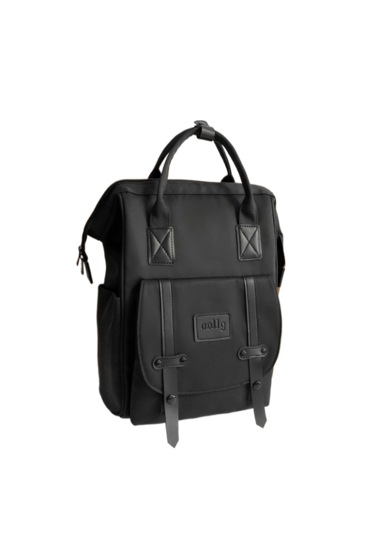 Hafif Seyahat Sırt Çantası Anne Çantası-siyah Siyah