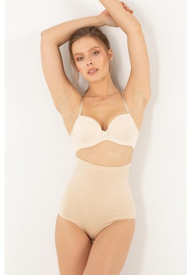 Doremi Yüksek Bel Toparlayıcı Dikişsiz Seamless Külot Siyah