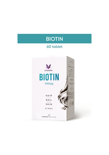 Vitisfera Biotin 5000 Mcg 60 Tablet