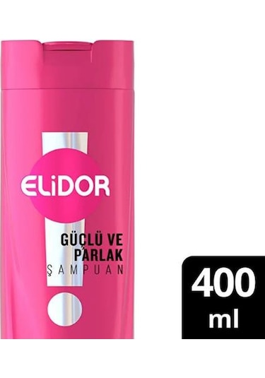 Elidor Güçlü Ve Parlak 2 Si 1 Arada Şampaun 400 Ml Tüm Saçlar