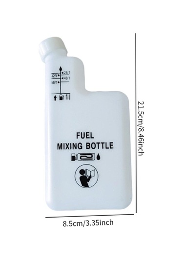 Pazly Yakıt Şişesi Karıştırma Kalın Kabı Homyl Benzin 1l Bi