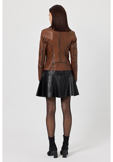 Diana Taba Kadın Deri Mont 001