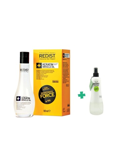 Redist Miracle Keratin Resistance Force Saç Bakım Yağı 100 ML + Redist Fön Suyu 50 ML